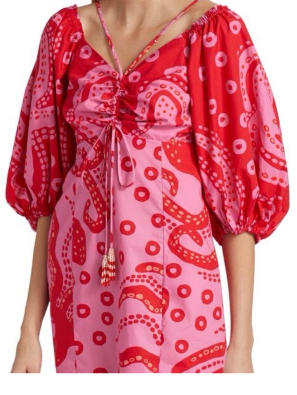 FARM Rio Octocool Puff Sleeve
Mini Dress - Picture 2 of 10